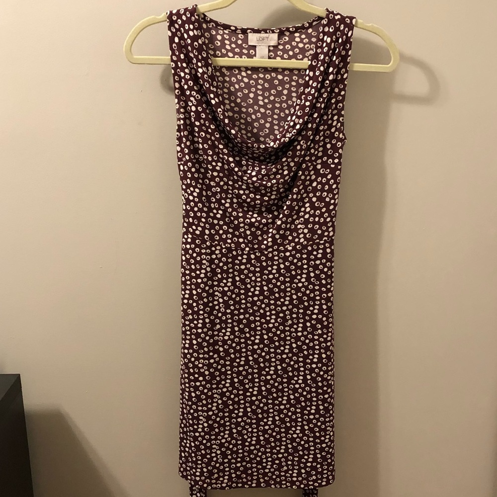 LOFT polka dot dress